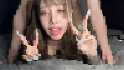 爆乳美女、アヘ顔寝バックダブルピース！